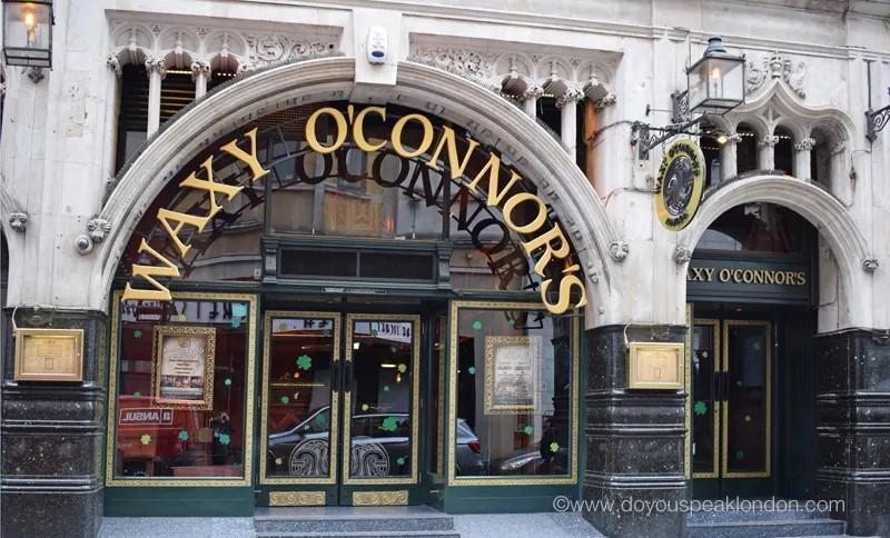 Waxy O'Connor's London