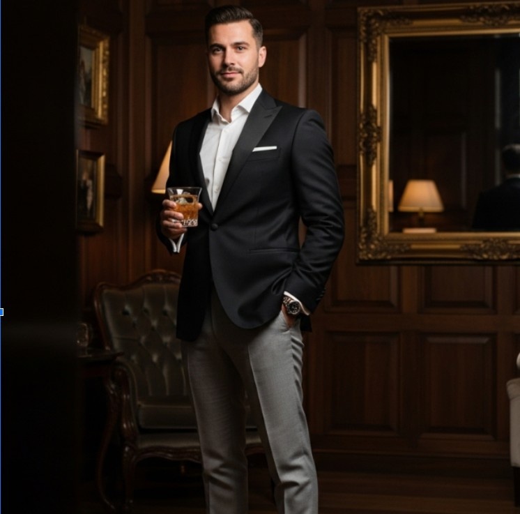 Black dinner jacket 