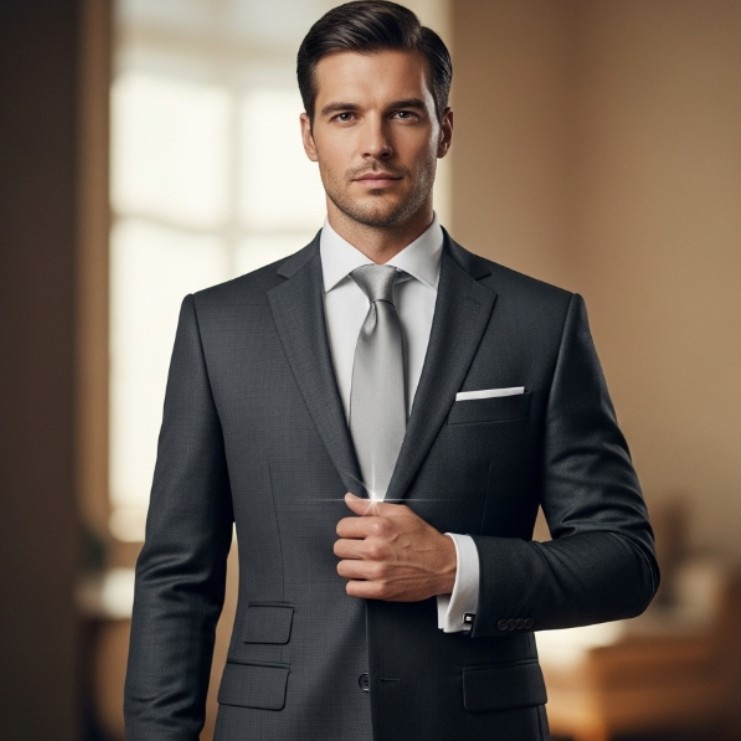 Charcoal suit 