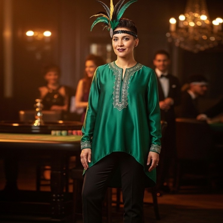 Drop-waist tunic 