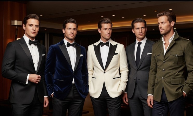 Men's Outfits For James Bond/007 Theme 
