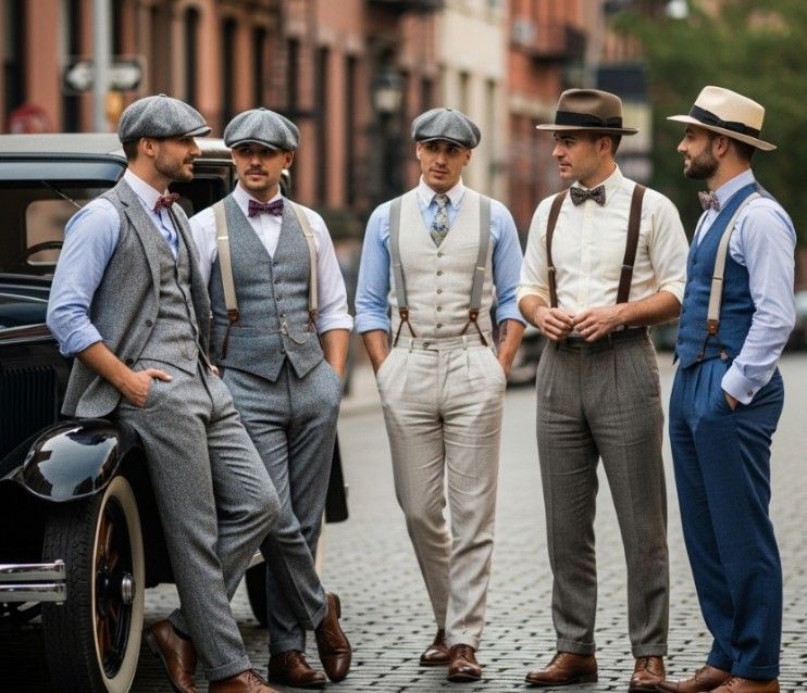 Men’s Outfits For Roaring 20s/Gatsby Theme 
