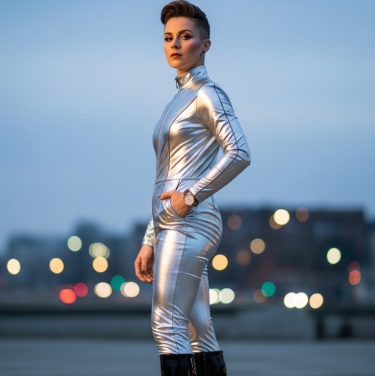 Metallic jumpsuit