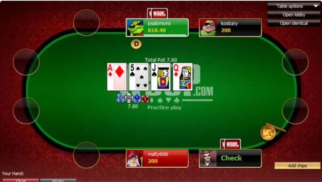 Online poker 